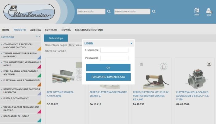 Stiro service b2b login